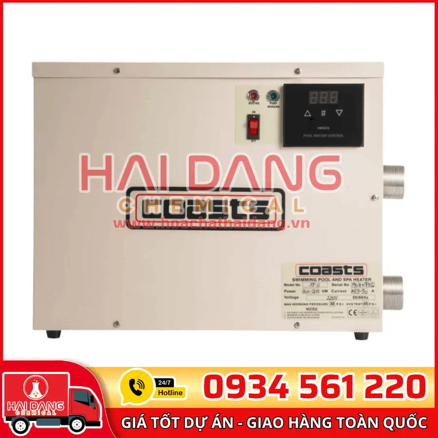 Máy Cấp Nhiệt Bể Bơi Coasts ST/PHS Chính Hãng