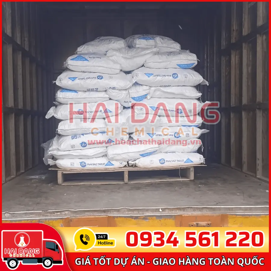 Muối Viên Vissoft NaCl Ấn Độ