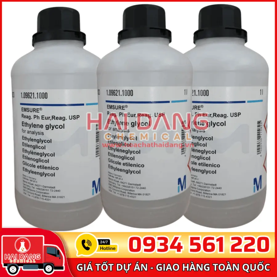 Ethylene glycol lọ 1L - Merck