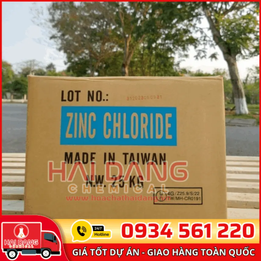 Zinc Chloride (ZnCl₂) 98% Taiwan
