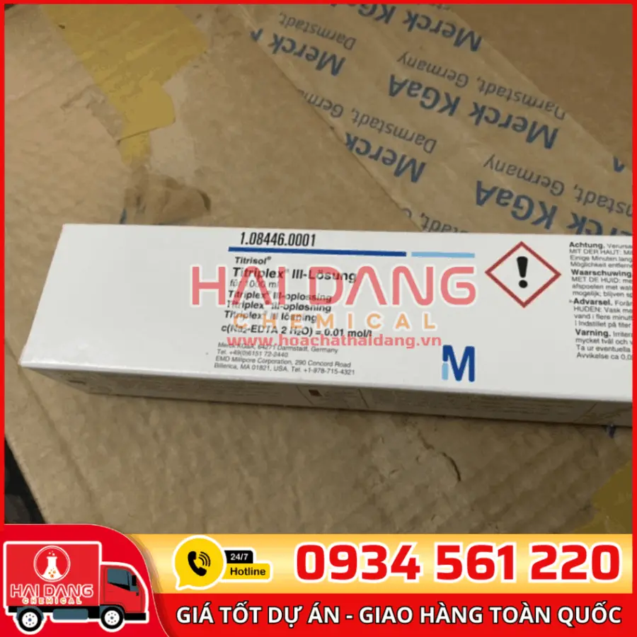 Ống chuẩn Na₂-EDTA 0.01 mol/L – Merck