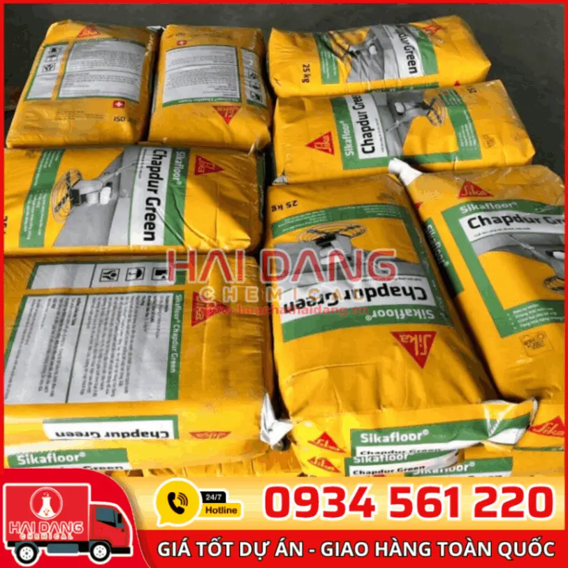 Sikafloor Chapdur – Bột Tăng Cứng Mặt Sàn Màu Xám, Xanh