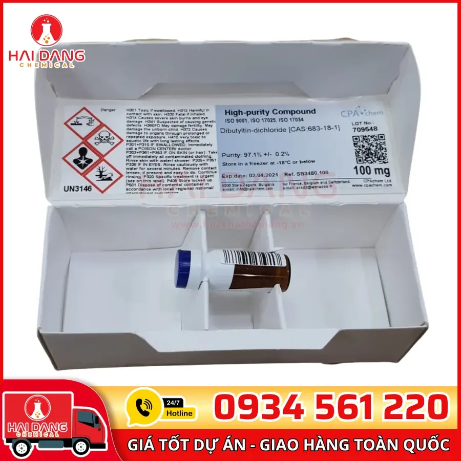 Dibutyltin-Dichloride 100mg Chất Chuẩn Tinh Khiết CPAchem