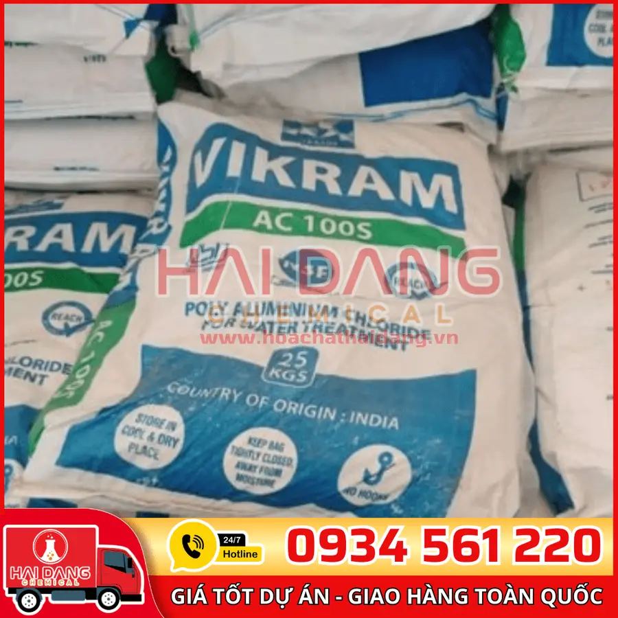 Poly Aluminium Chloride PAC Vikram Powder 31% Ấn Độ