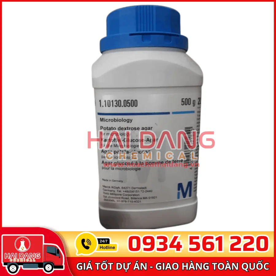 Potato Dextrose Agar (PDA) lọ 500g - Merck