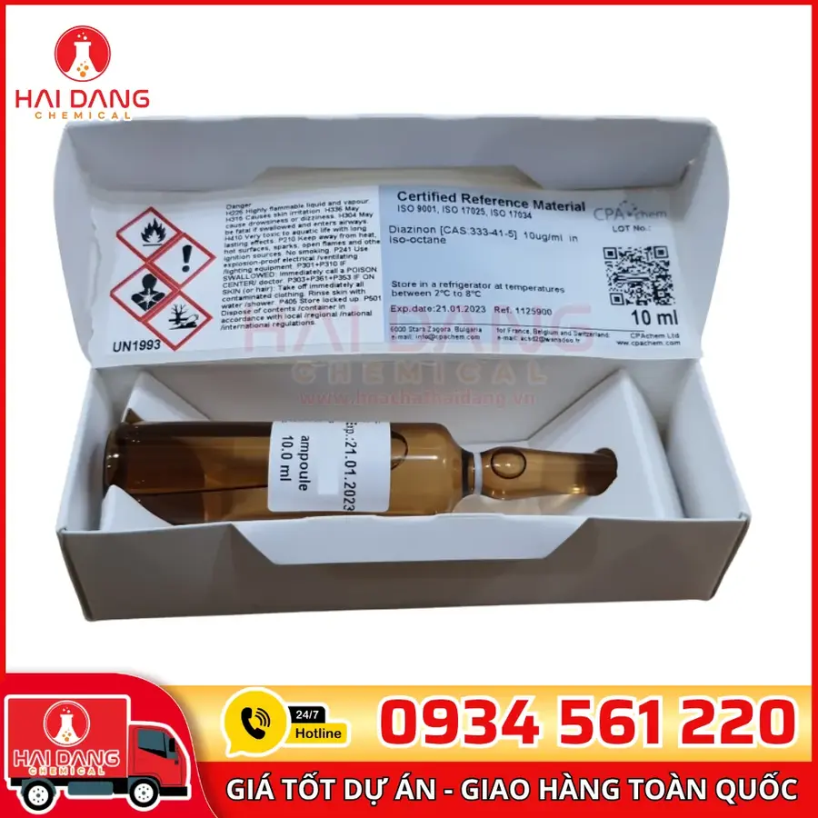 Dung Dịch Chuẩn Diazinon 10 µg/mL Trong Iso-Octane – CPAchem