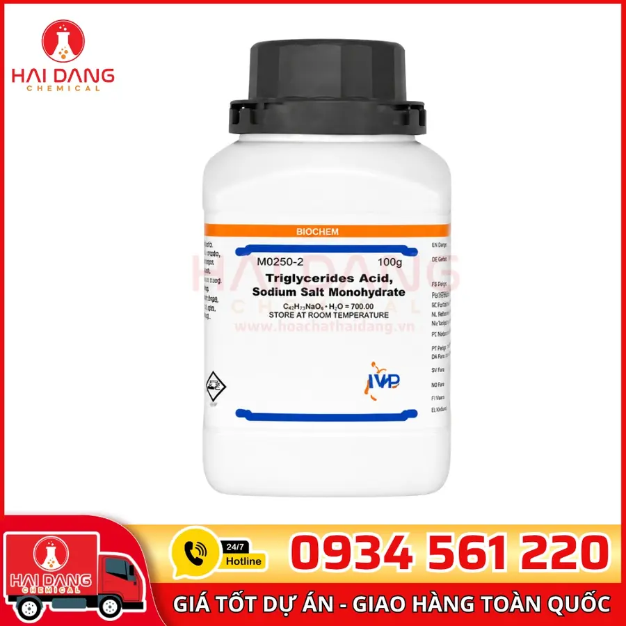 1-Heptane sulfonic acid sodium salt monohydrate, lọ 100g hãng Scharlau