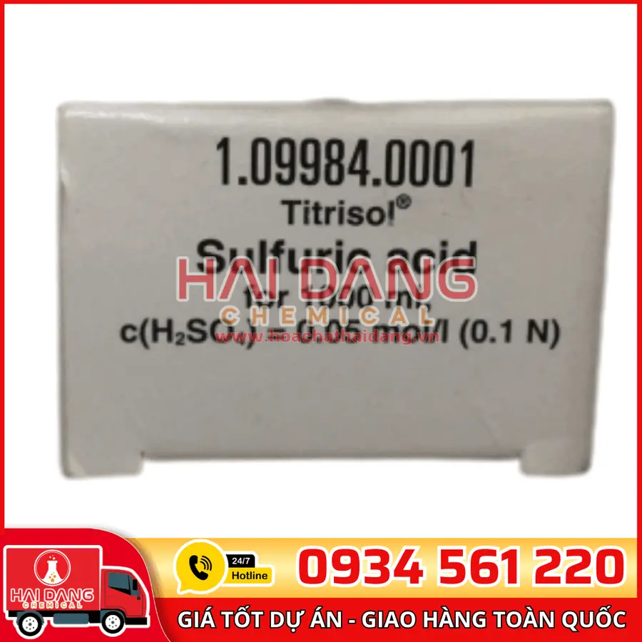 Ống chuẩn H₂SO₄ 0.1N - Merck
