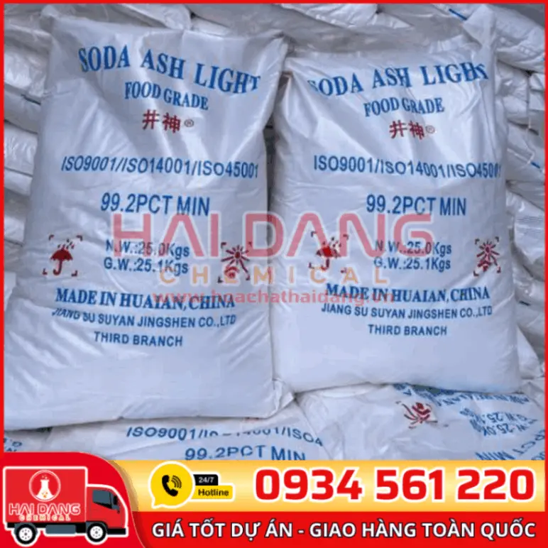 Soda Ash Light Jingshen Trung Quốc 99%