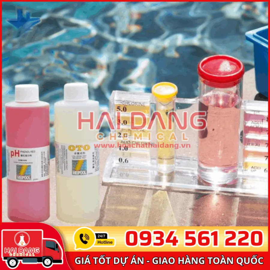 Dung Dịch Test Clo & pH Hồ Bơi OTO – Phenol 250ml Chính Xác