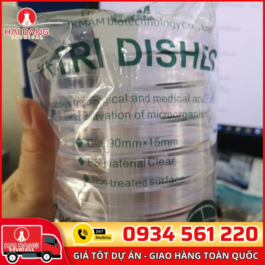 Đĩa Petri Nhựa Tiệt Trùng, BKMam – Trung Quốc