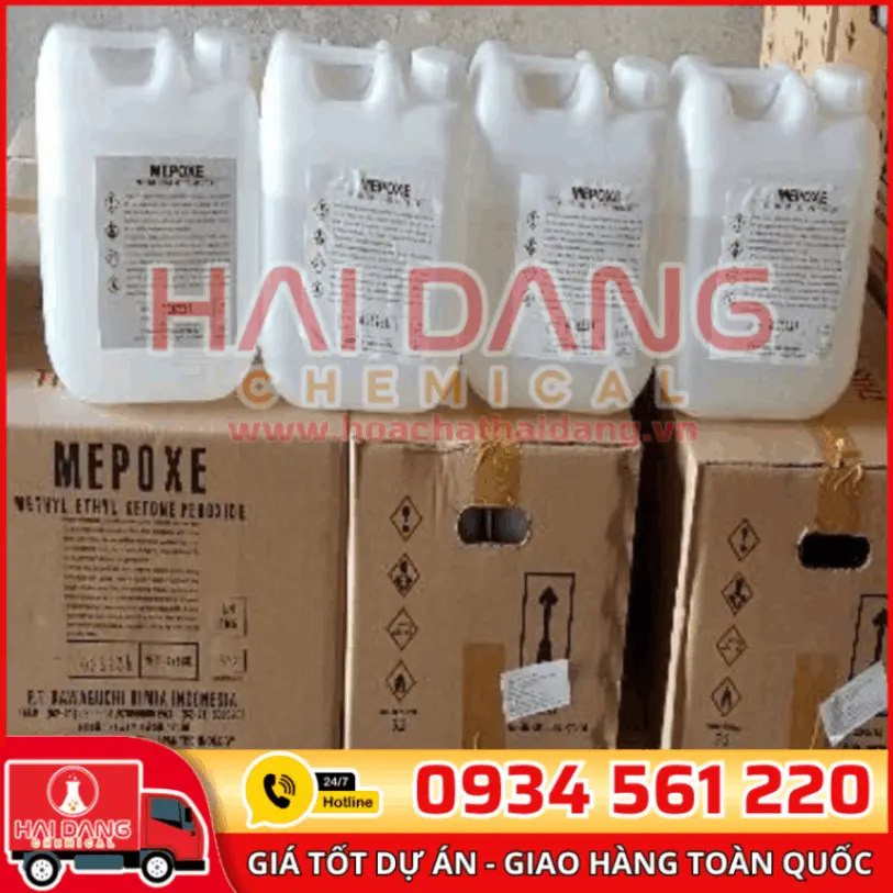 Butanox C₈H₁₈O₆ Indonesia – Xúc Tác Đóng Rắn Nhựa Polyester