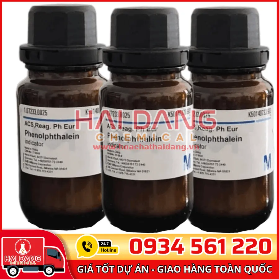 Phenolphthalein lọ 25g - Merck