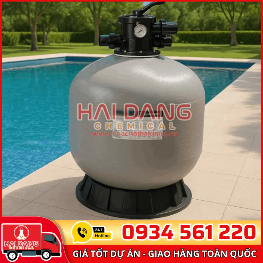 Bình Lọc Cát Hồ Bơi EMAUX V500 – Lọc Nước Hiệu Quả, Nhỏ Gọn