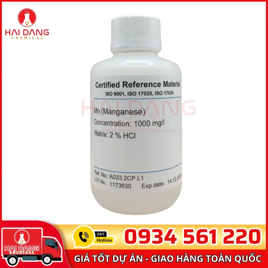 Dung Dịch Chuẩn Magnesium 1g/L AAS 100mL CPAchem