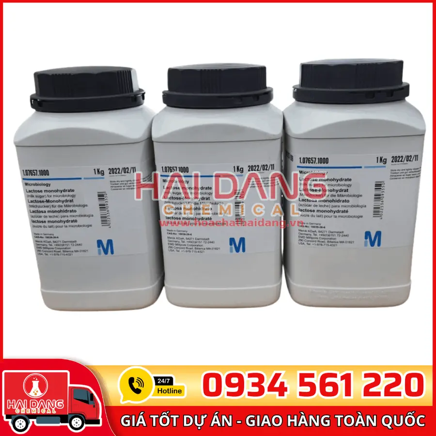 Lactose monohydrate lọ 1kg - Merck