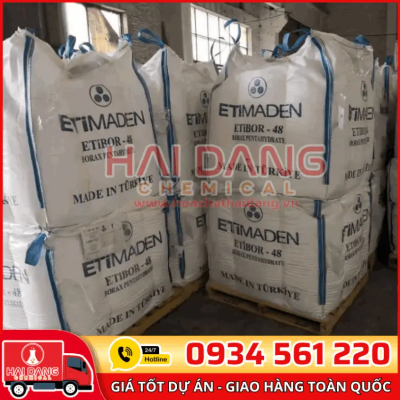 Hàn The Na2B4O7.5H2O Borax Thổ Nhĩ Kỳ