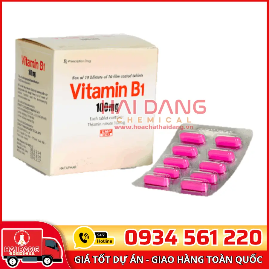 Vitamin B1 Thiamine Hydrochloride Trung Quốc