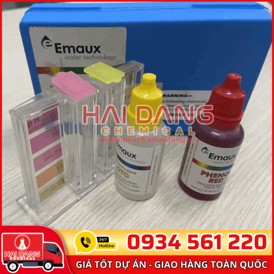 Bộ Thử Nước Hồ Bơi Emaux CE029 Đo Clo Và pH Chuẩn Xác