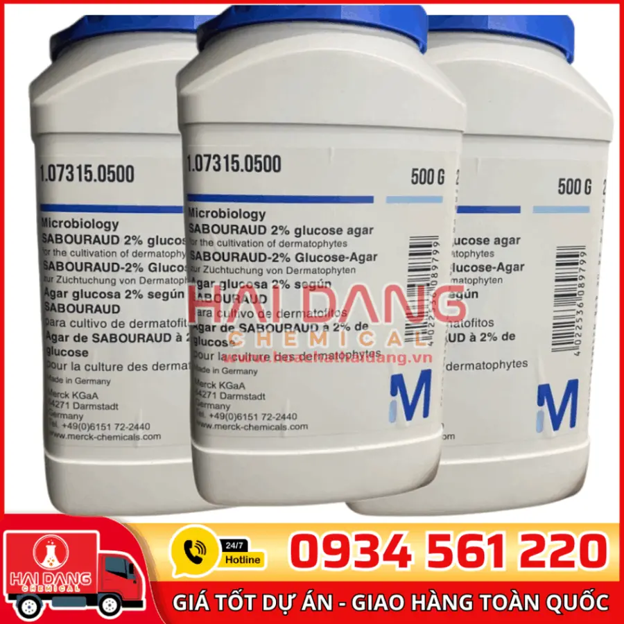 Sabouraud 2% Dextrose Agar lọ 500g - Merck