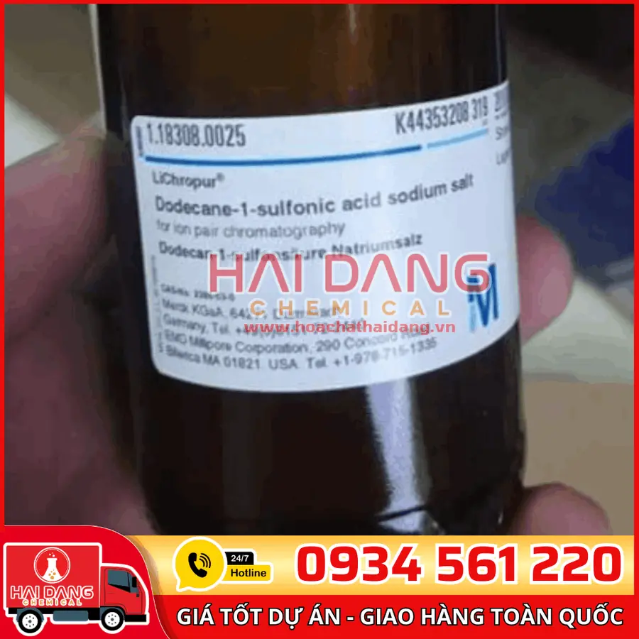 Dodecane-1-sulfonic acid sodium salt lọ 25g - Merck