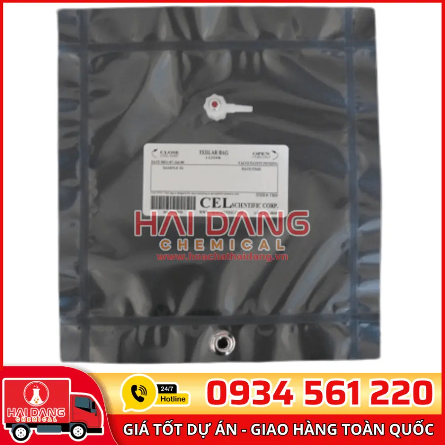 Túi lấy mẫu khí Tedlar 0.5 Lít, van ZP, mã EG-ZP-05, hãng Zefon – Mỹ