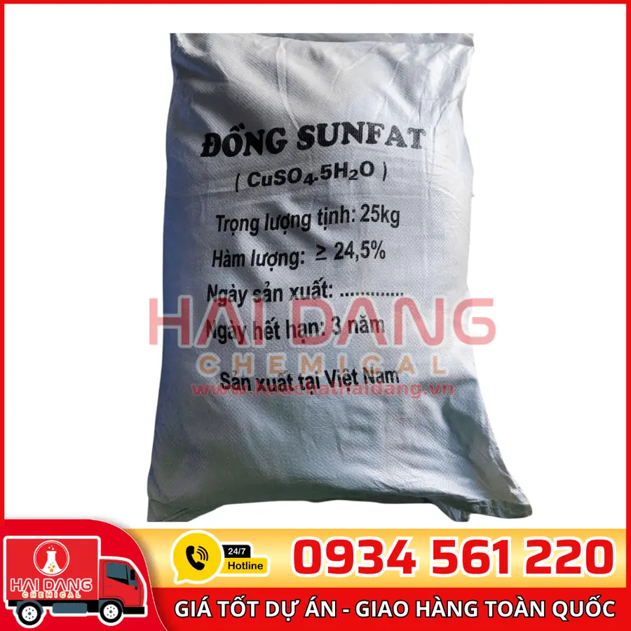 Đồng Sulphate Copper Sulphate CuSo4.5H2O Việt Nam
