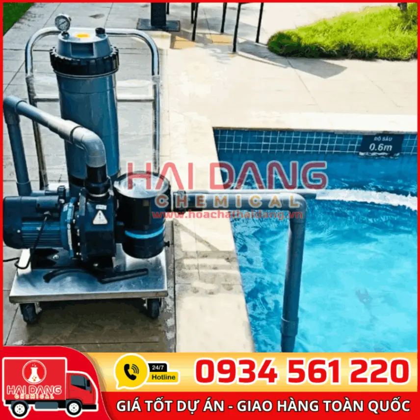 Bộ Vệ Sinh Bể Bơi Di Động Tích Hợp Máy Bơm Và Lọc