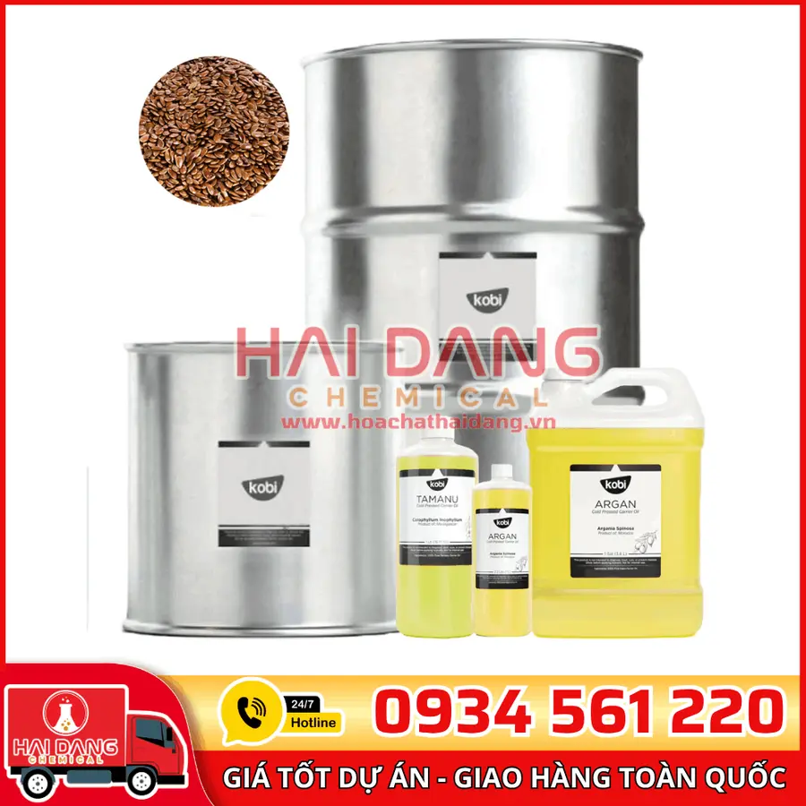 Tinh Dầu Hạt Lanh Flaxseed Oil Trung Quốc 25Kg Thùng