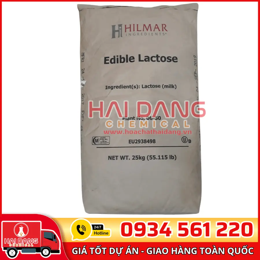 Lactose Mỹ 100 Mesh, 200 Mesh – Tá Dược Dược Phẩm Viên Nén, Viên Nang