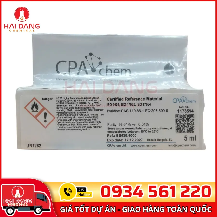 Chất Chuẩn Pyridine 5mL – CPAchem