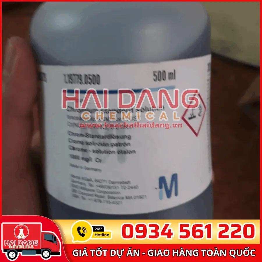 Dung dịch chuẩn Crom (Chromium) 1000 mg/L lọ 500ml - Merck
