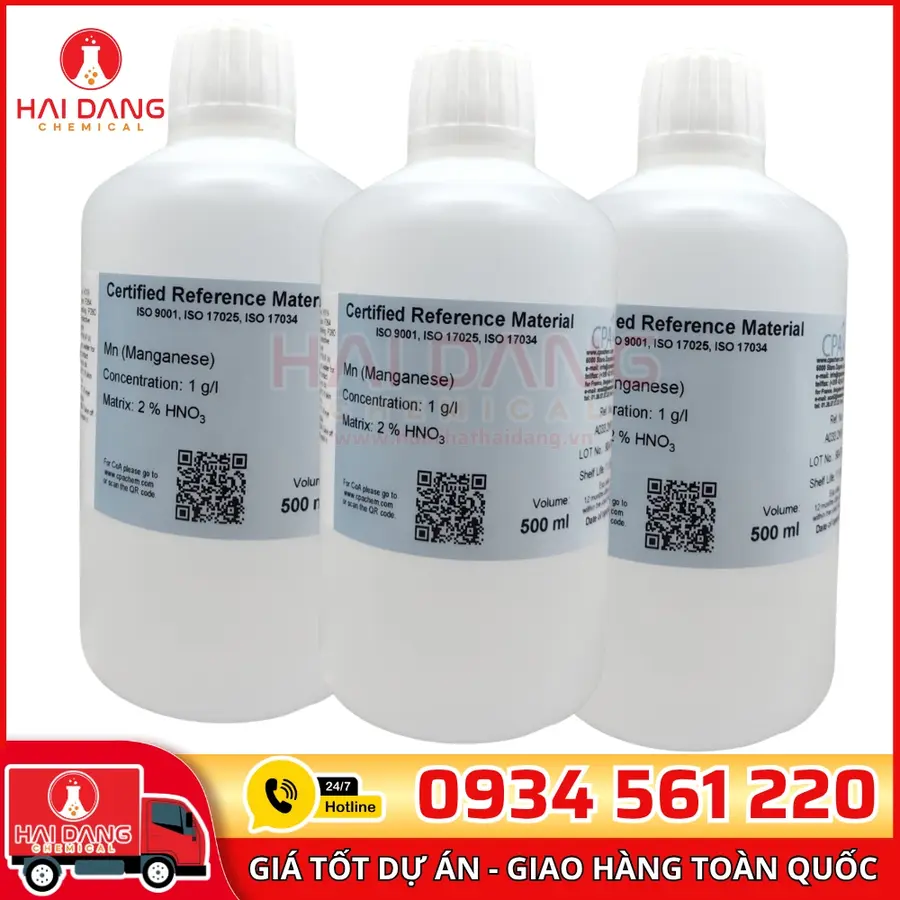 Dung Dịch Chuẩn Manganese 1g/L AAS CPAchem