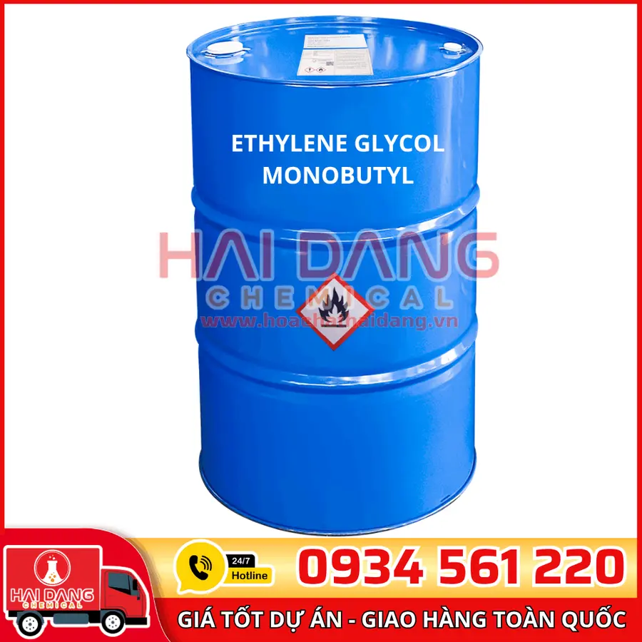 Dung Môi Ethylene Glycol Monobutyl Ether C₆H₁₄O₂ Đài Loan Phuy 185kg