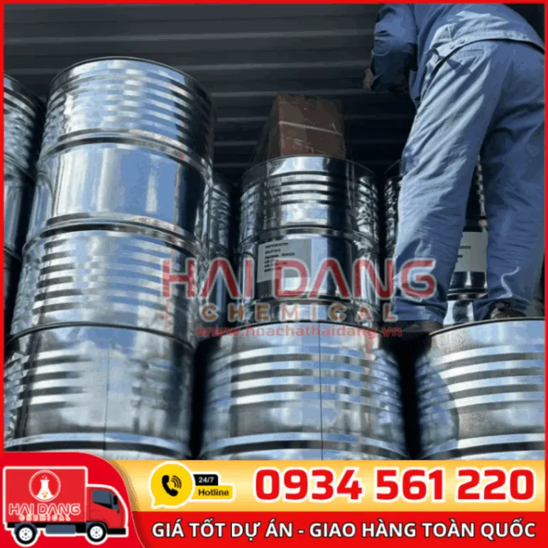 Dung Môi N-Methyl Pyrrolidone (NMP) C5H9NO, Mỹ , 210kg/phuy