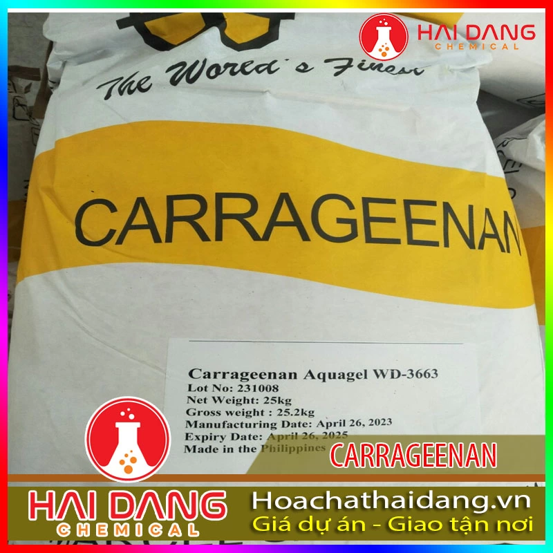 Phụ Gia Thực Phẩm Carrageenan Hàng Philipines