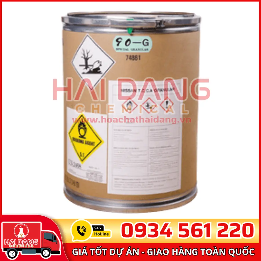 Trichloroisocyanuric Acid TCCA Bột Nissan C3Cl3N3O3 Nhật Bản