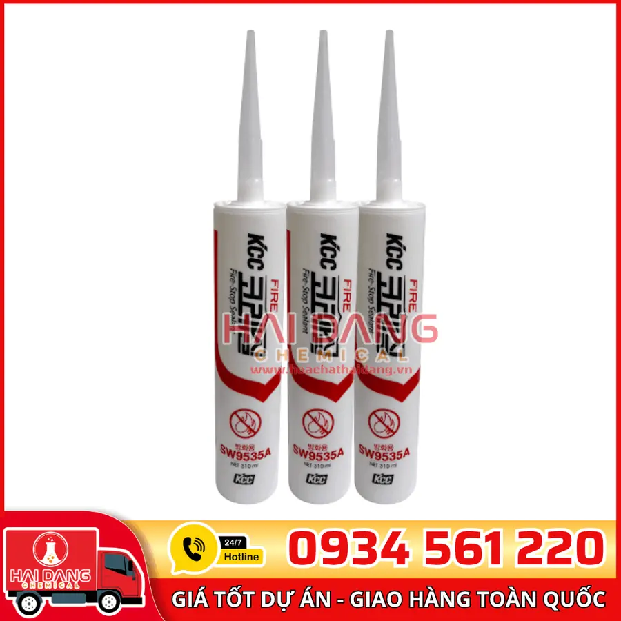 KCC SW9535A – Keo Acrylic Chống Cháy Trám Khe Hiệu Quả