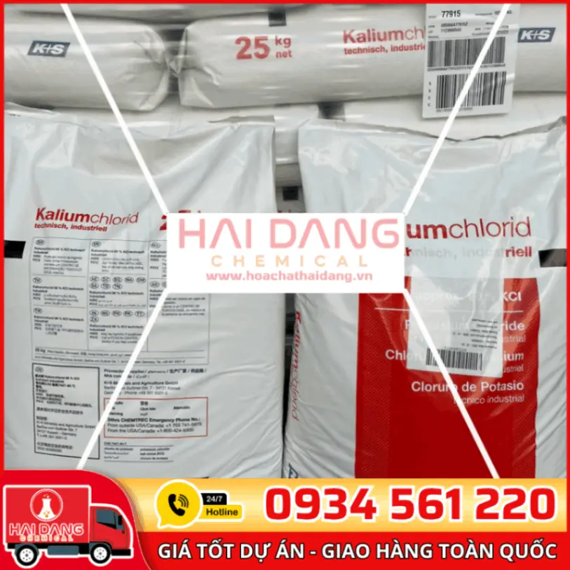 Kalium Chlorid KCl 99% Đức