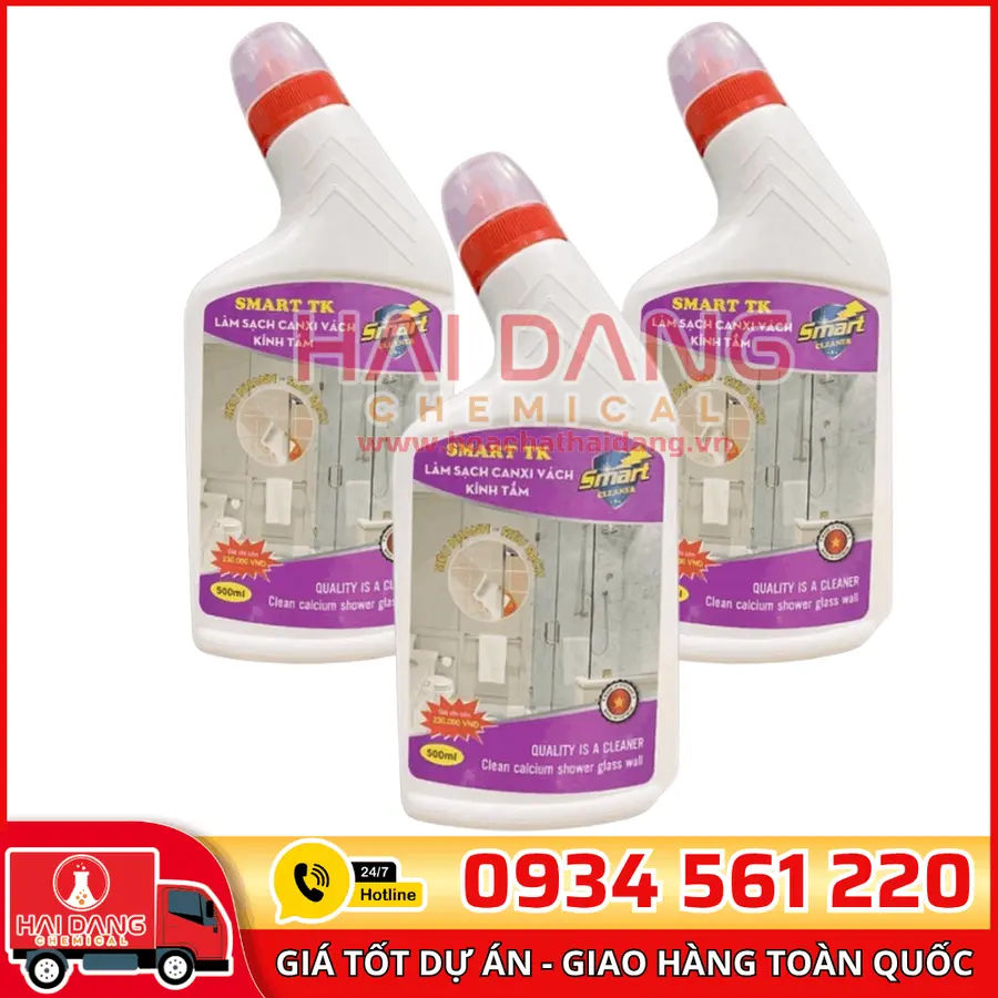 Tẩy Cặn Canxi Kính Smart TK Việt Nam