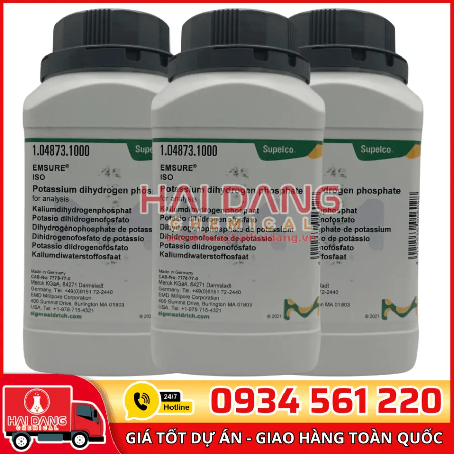 Potassium Dihydrogen Phosphate lọ 1kg - Merck