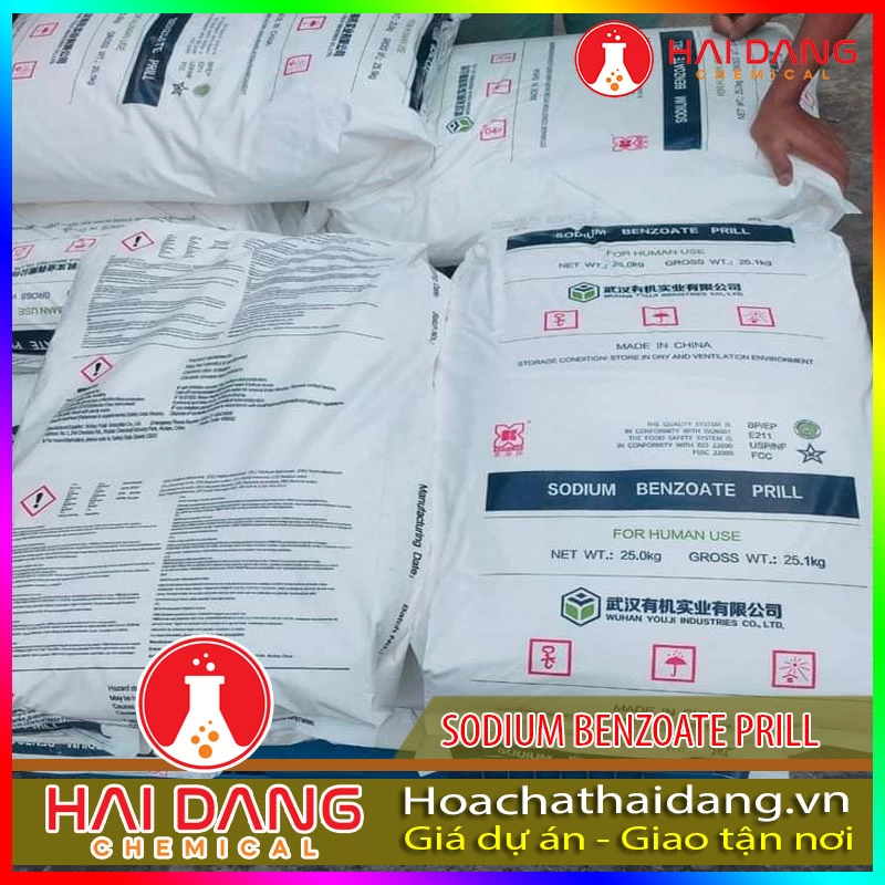 Phụ Gia Làm Bún Mì Phở Bảo Quản Sodium Benzoate Prill