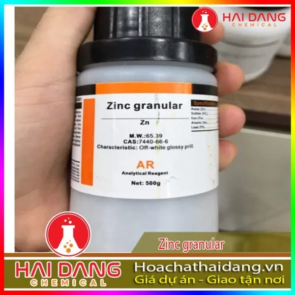 Hóa Chất Thí Nghiệm Zinc Granular Xilong Lọ 500G