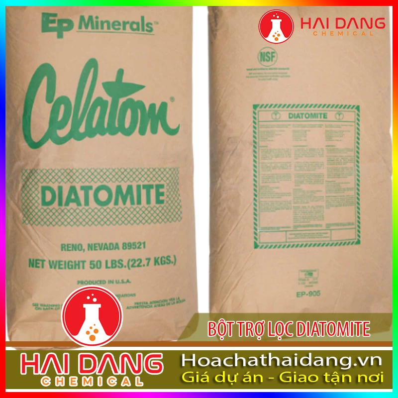 Phụ Gia Thực Phẩm Bột Trợ Lọc Diatomite Mỹ