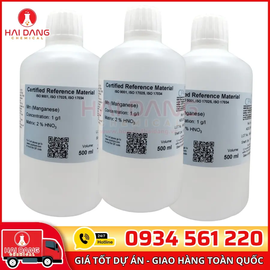 Dung Dịch Chuẩn Magnesium 1g/L AAS 500mL CPAchem