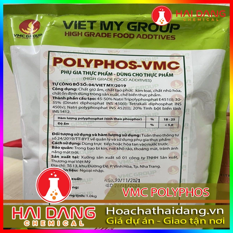 Phụ Gia Làm Xúc Xích Tăng Giòn Dai Vmc Polyphos