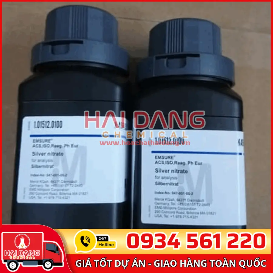 Silver nitrate – AgNO₃ lọ 100g - Merck