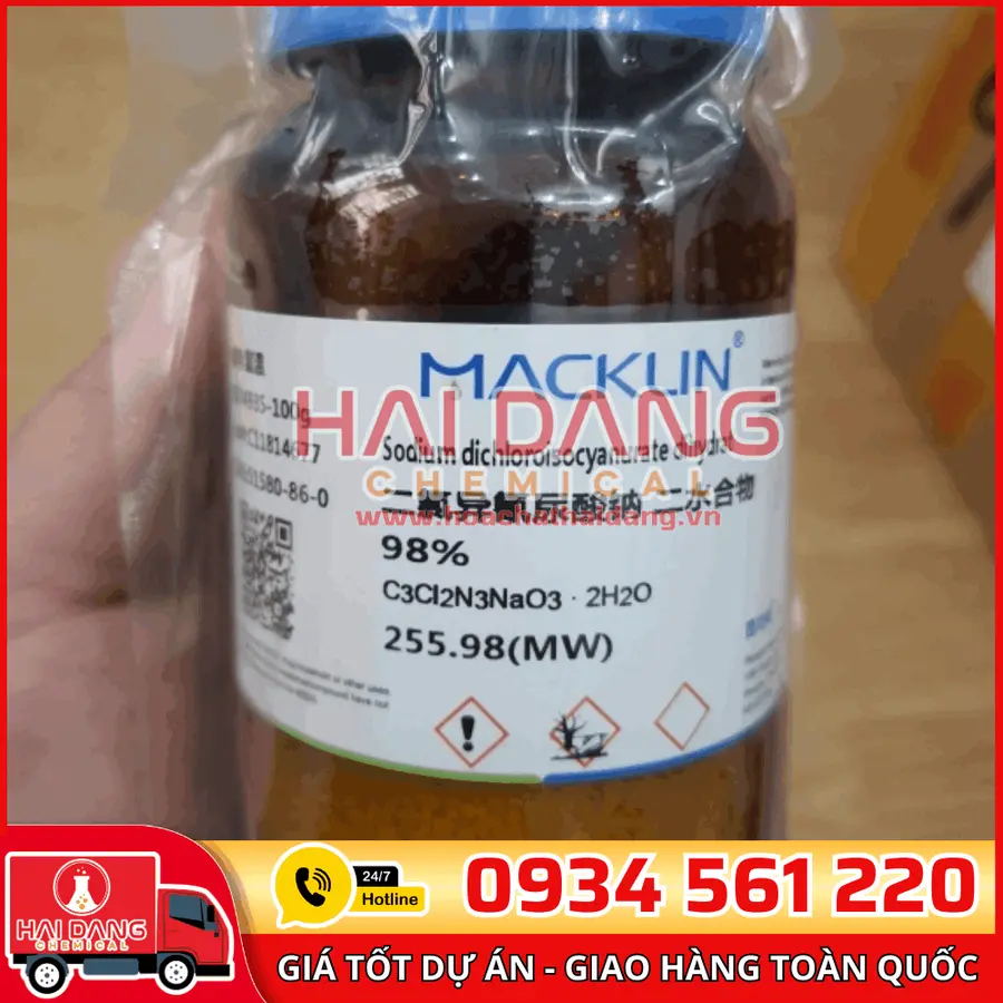 Sodium dichloroisocyanurate dihydrat 100g – Macklin