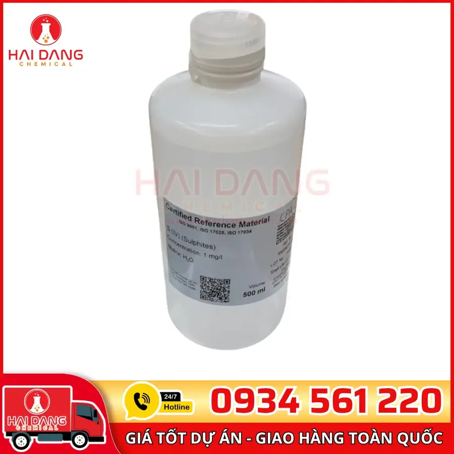 Dung Dịch Chuẩn Sulphites 1mg/L Trong Nước CPAchem