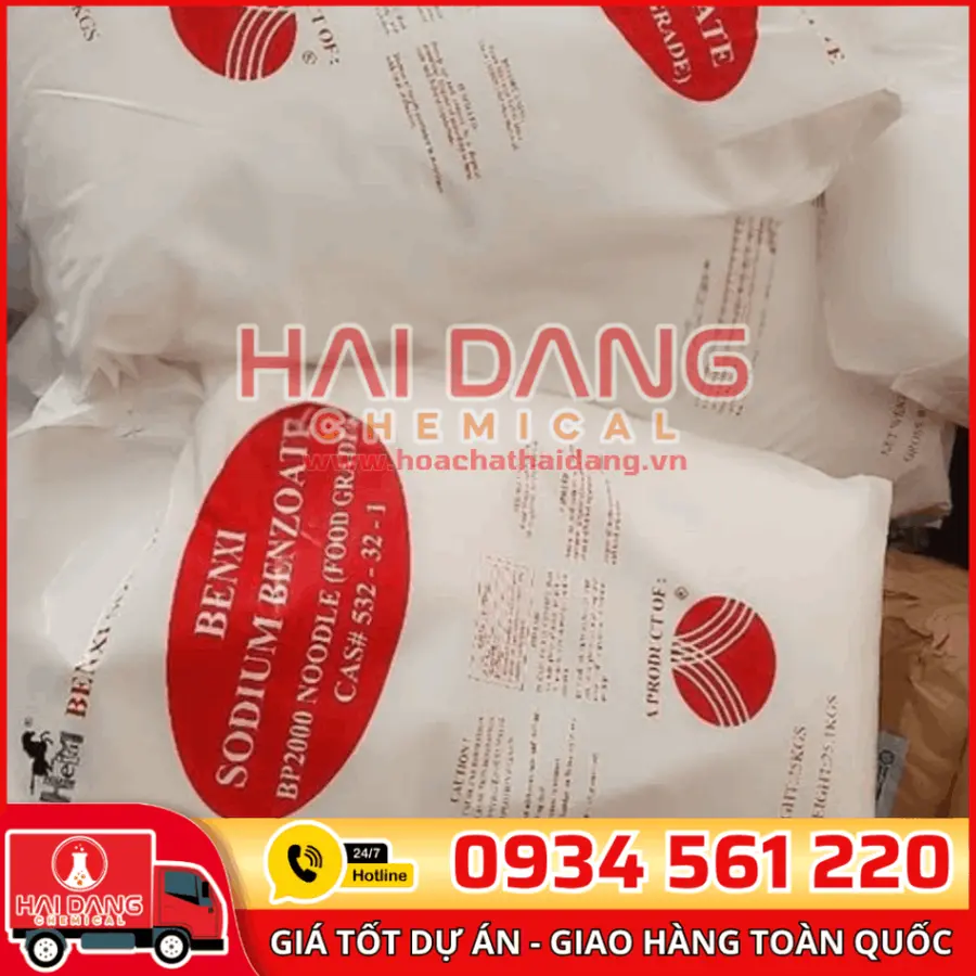 Sodium Benzoate Trung Quốc 25kg